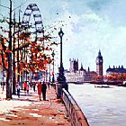 Unknown Thames View painting